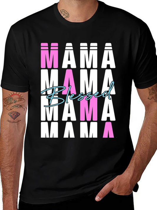 Blessed Mama T-Shirt Graphic Tee