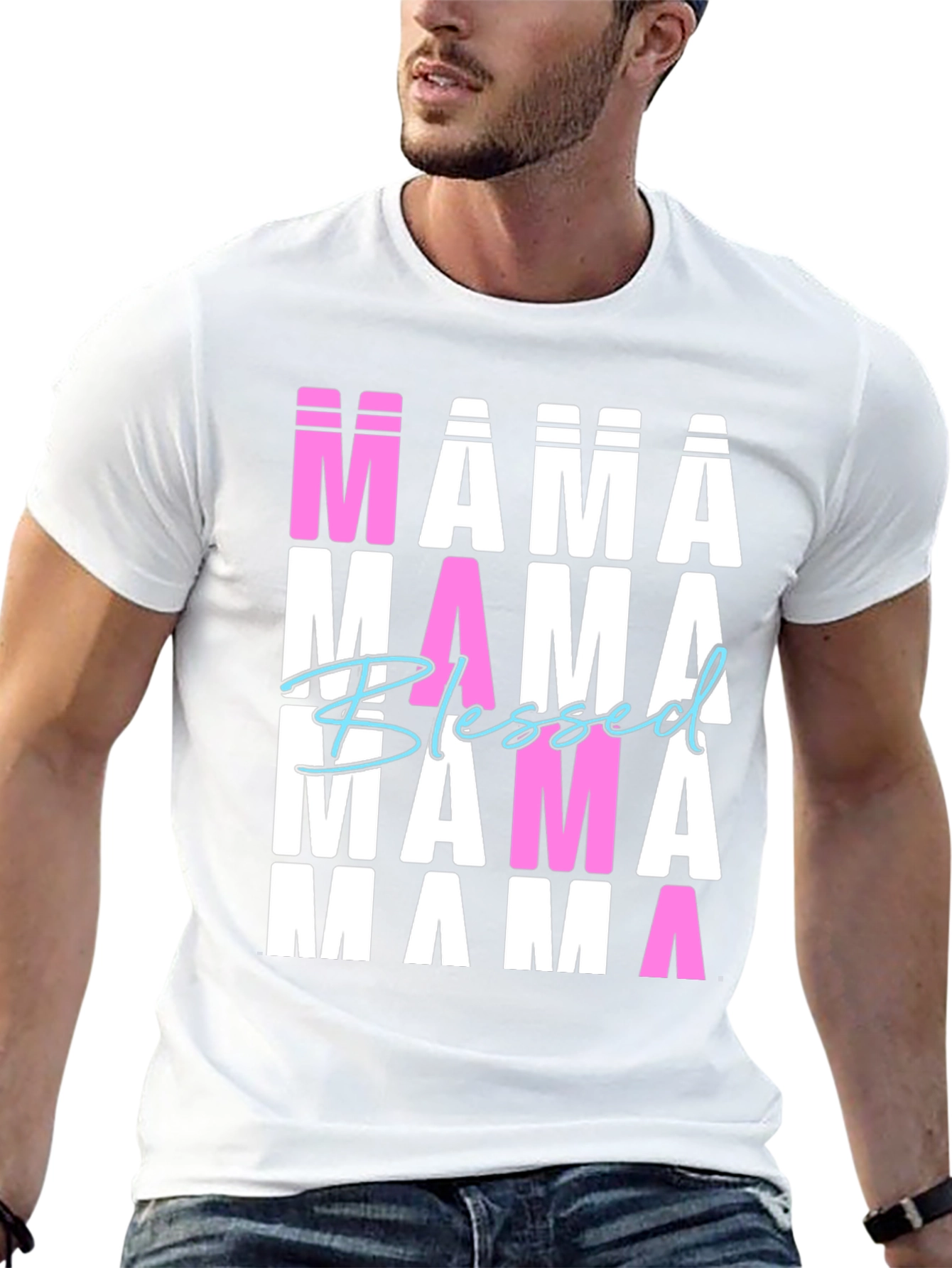 Blessed Mama T-Shirt Graphic Tee