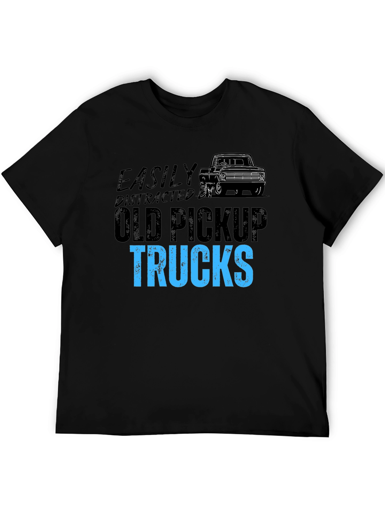 Easily Distracted Old Pickup Trucks Graphic Tee