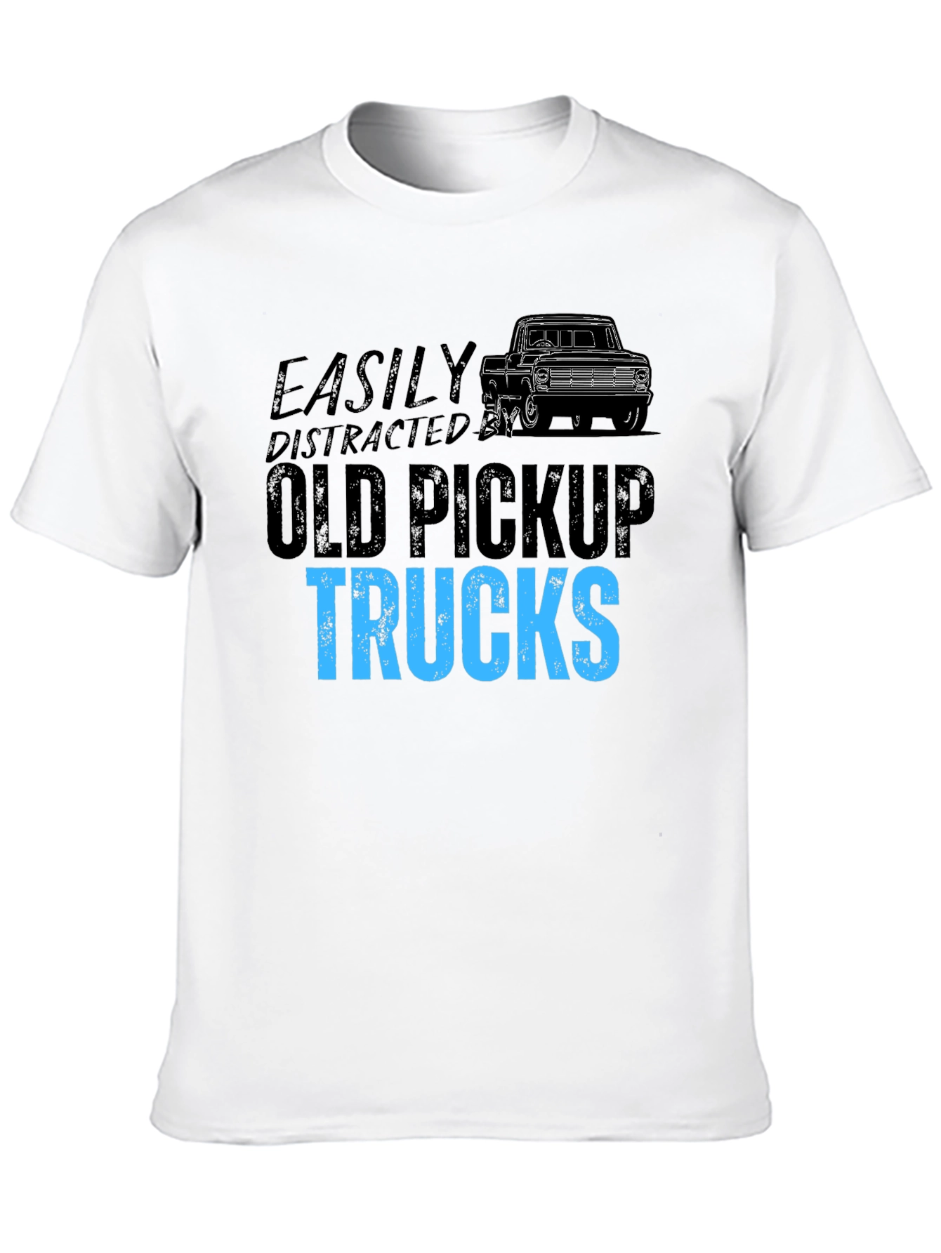 Easily Distracted Old Pickup Trucks Graphic Tee