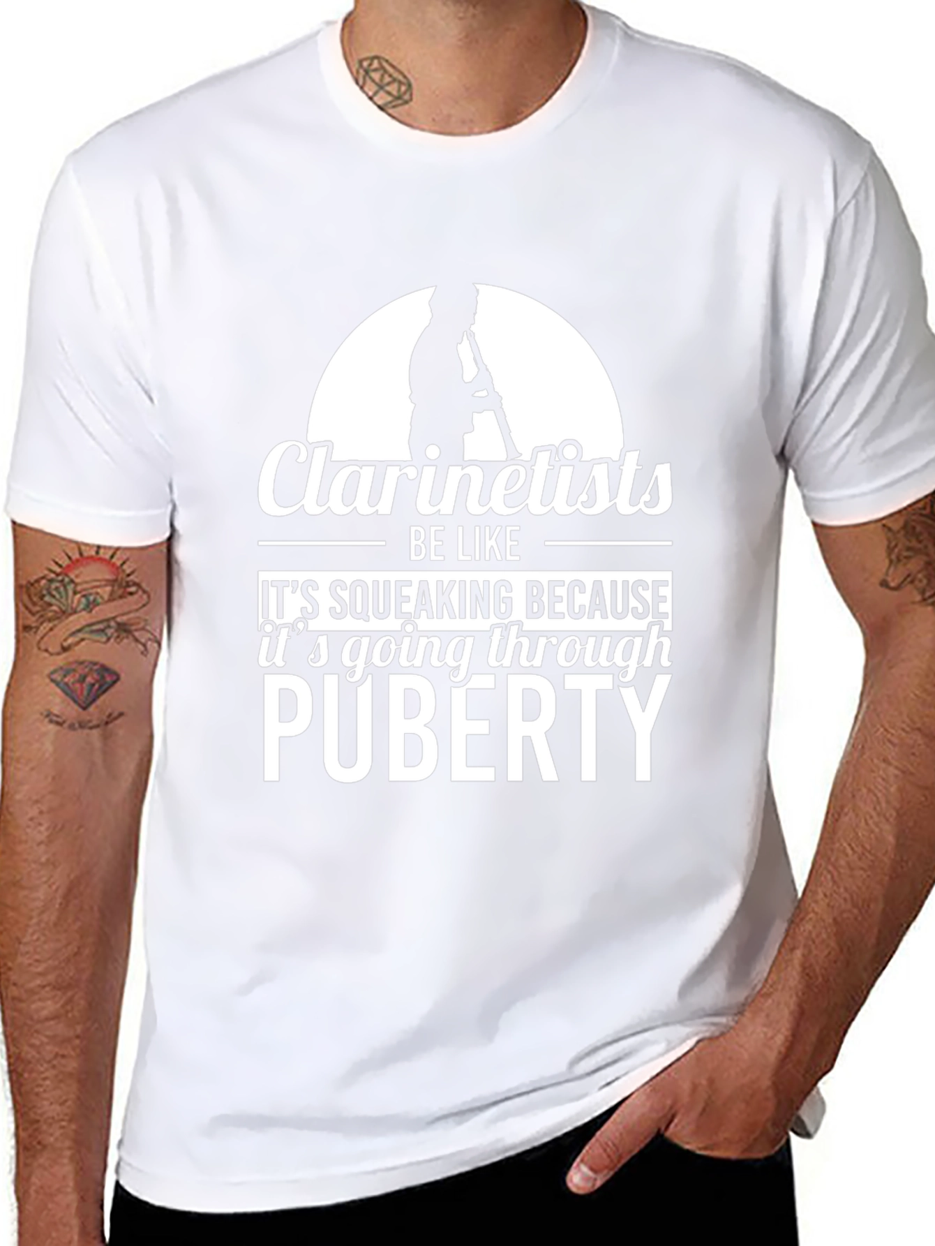 Clarinets Be Like Funny Musician T-Shirt