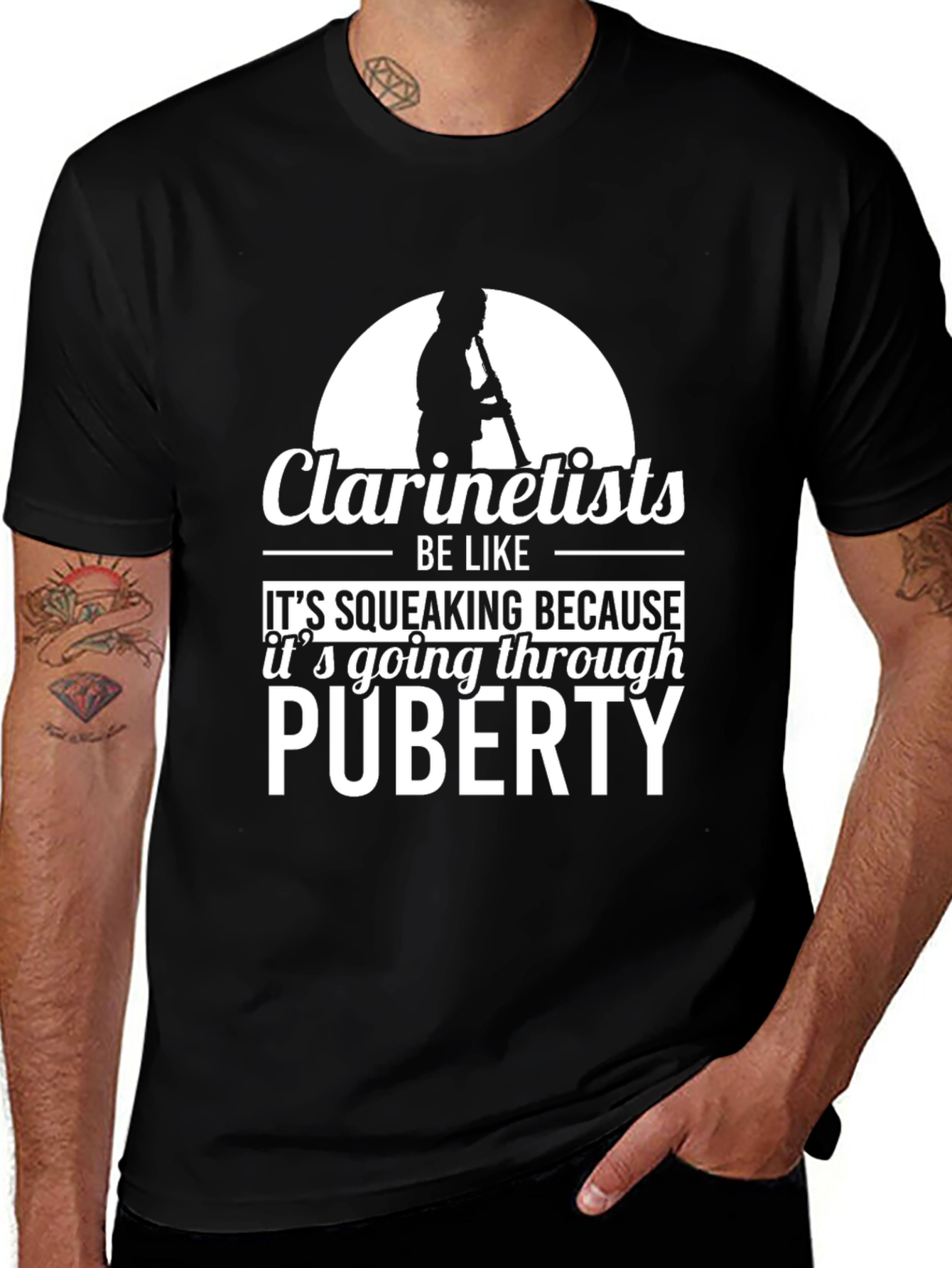 Clarinets Be Like Funny Musician T-Shirt