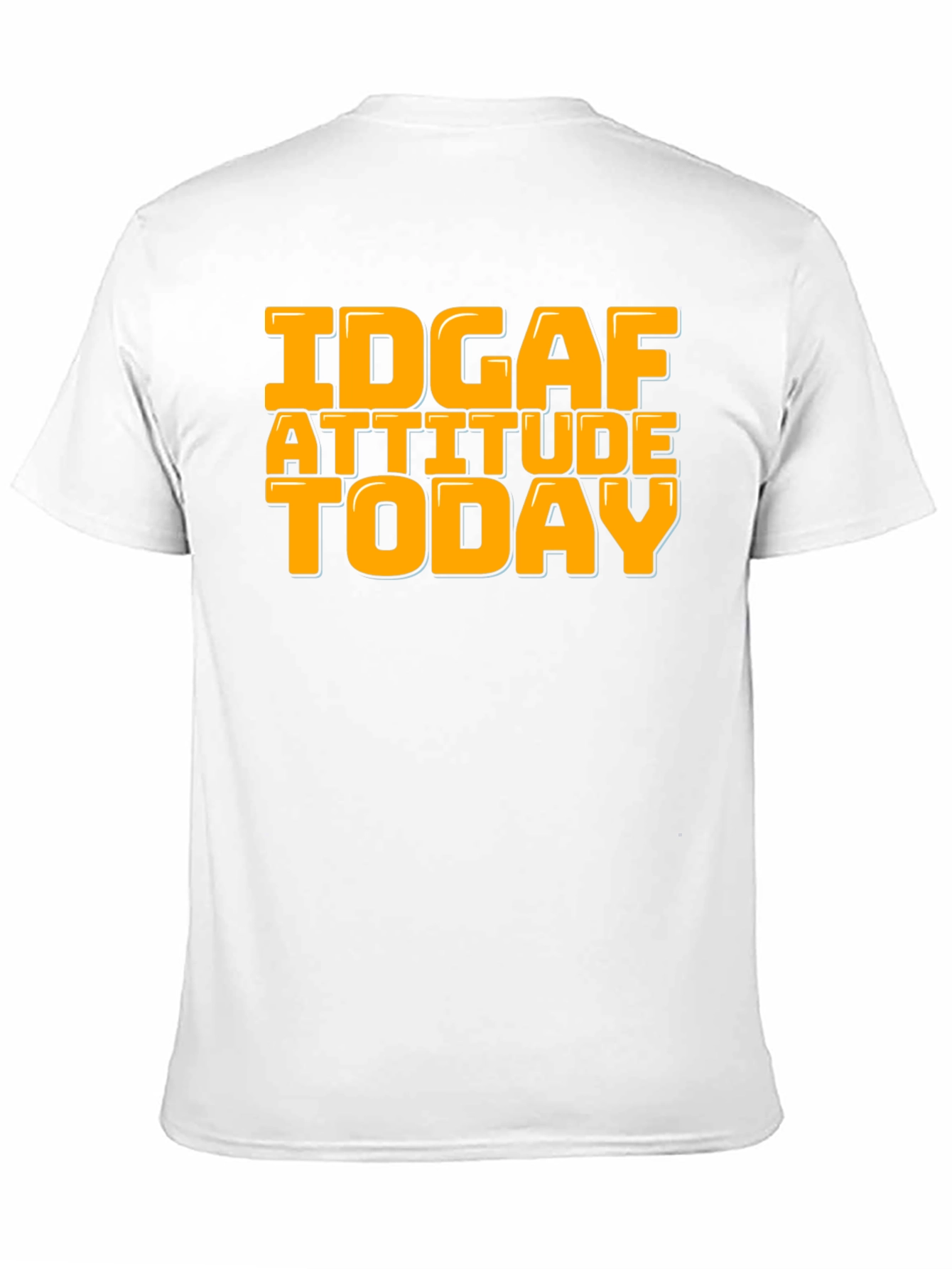 IDGAF Attitude Today Graphic Tee - Black