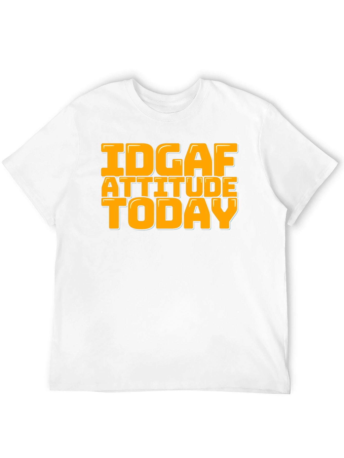 IDGAF Attitude Today Graphic Tee - Black