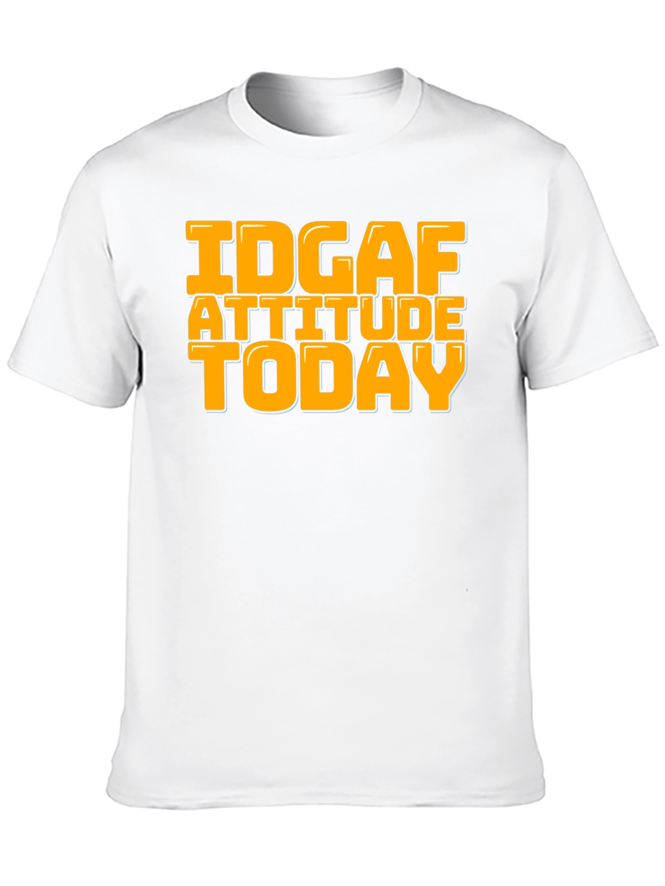 IDGAF Attitude Today Graphic Tee - Black