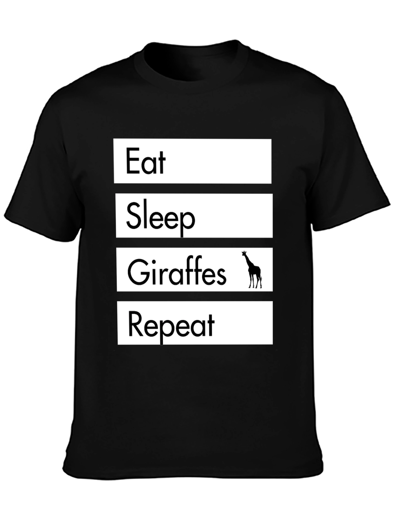 Eat Sleep Giraffes Repeat T-Shirt