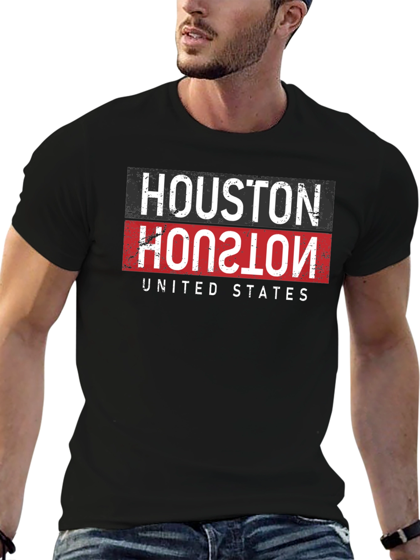 Houston United States Graphic Print Tee