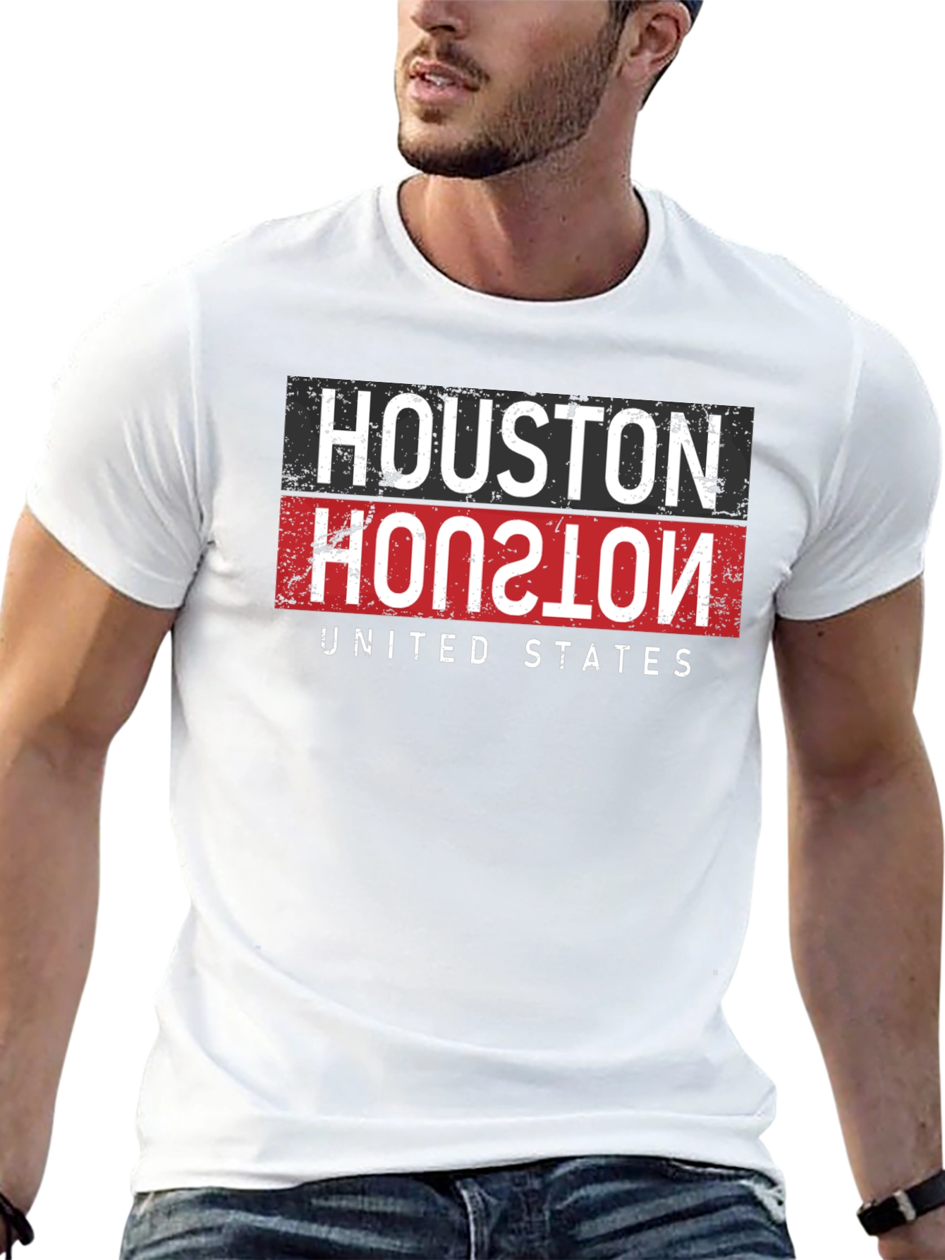 Houston United States Graphic Print Tee