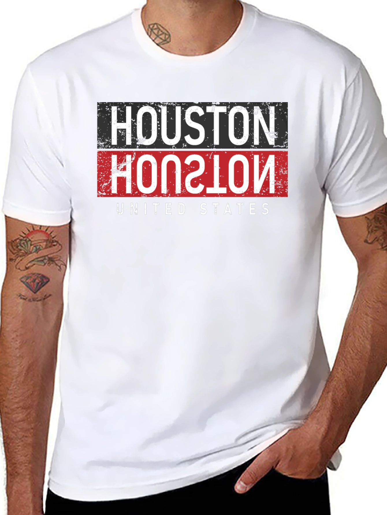 Houston United States Graphic Print Tee