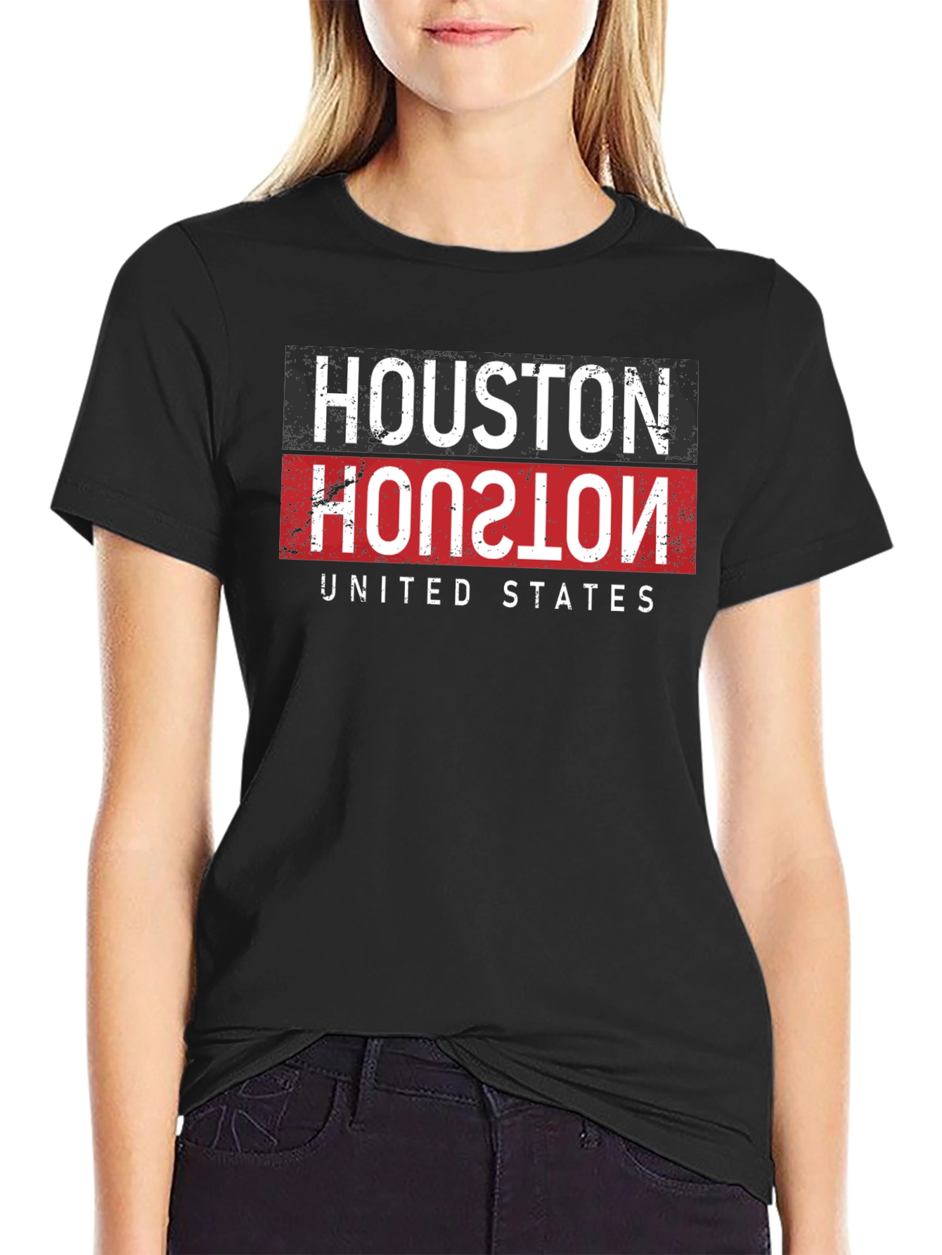 Houston United States Graphic Print Tee