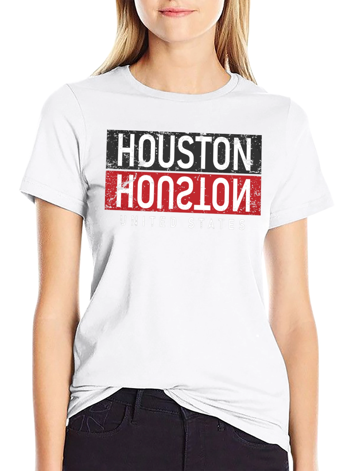 Houston United States Graphic Print Tee