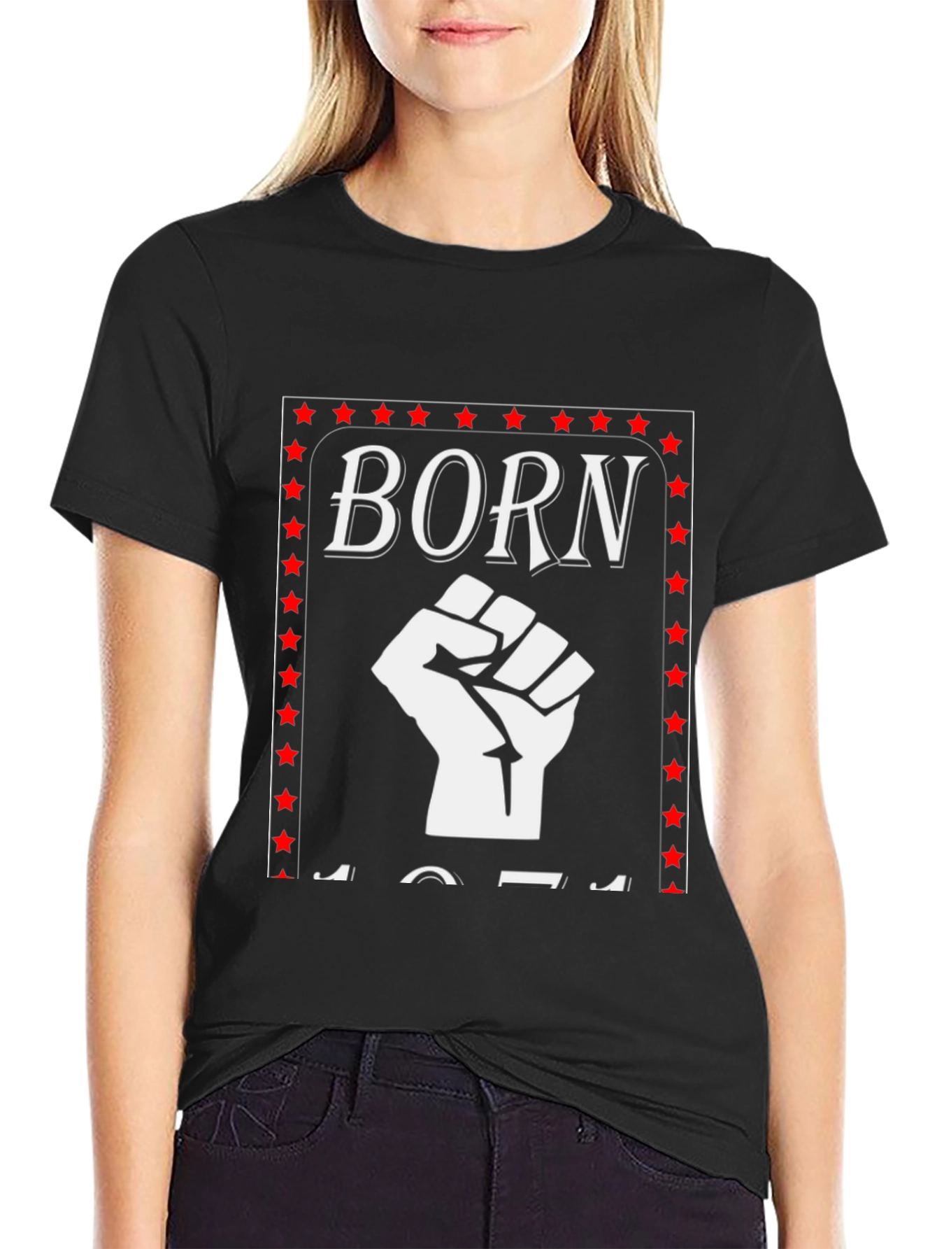 Born 1971 Fist Graphic T-Shirt