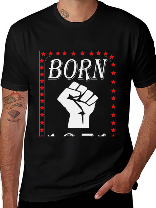 Born 1971 Fist Graphic T-Shirt