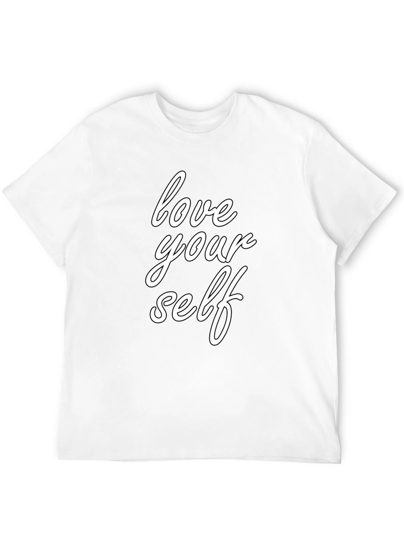 Love Yourself Graphic Tee - Stylish Black T-Shirt