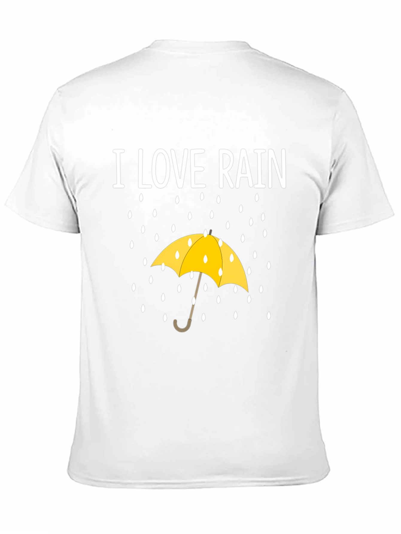 I Love Rain T-Shirt - Weather Umbrella Graphic Tee