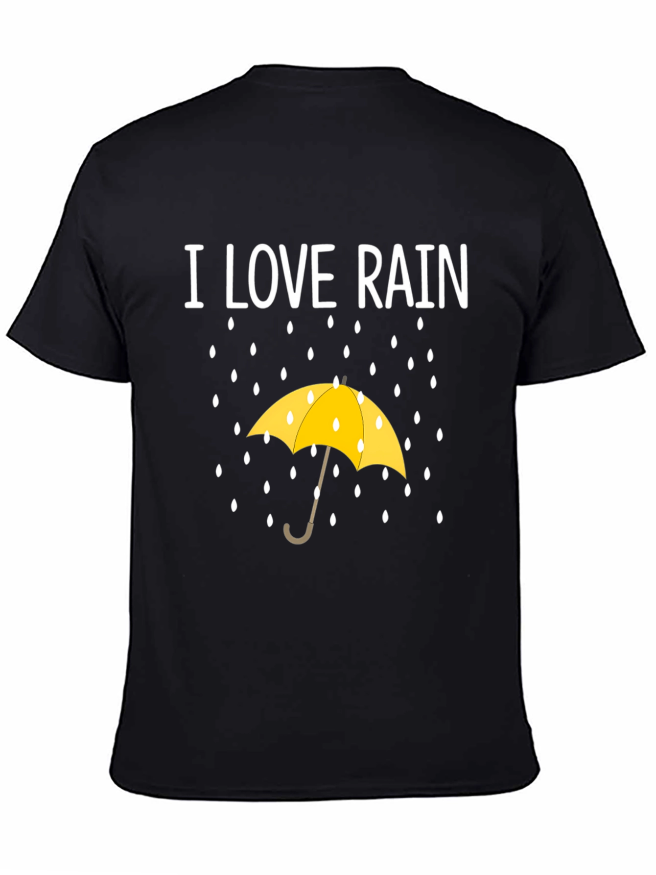 I Love Rain T-Shirt - Weather Umbrella Graphic Tee