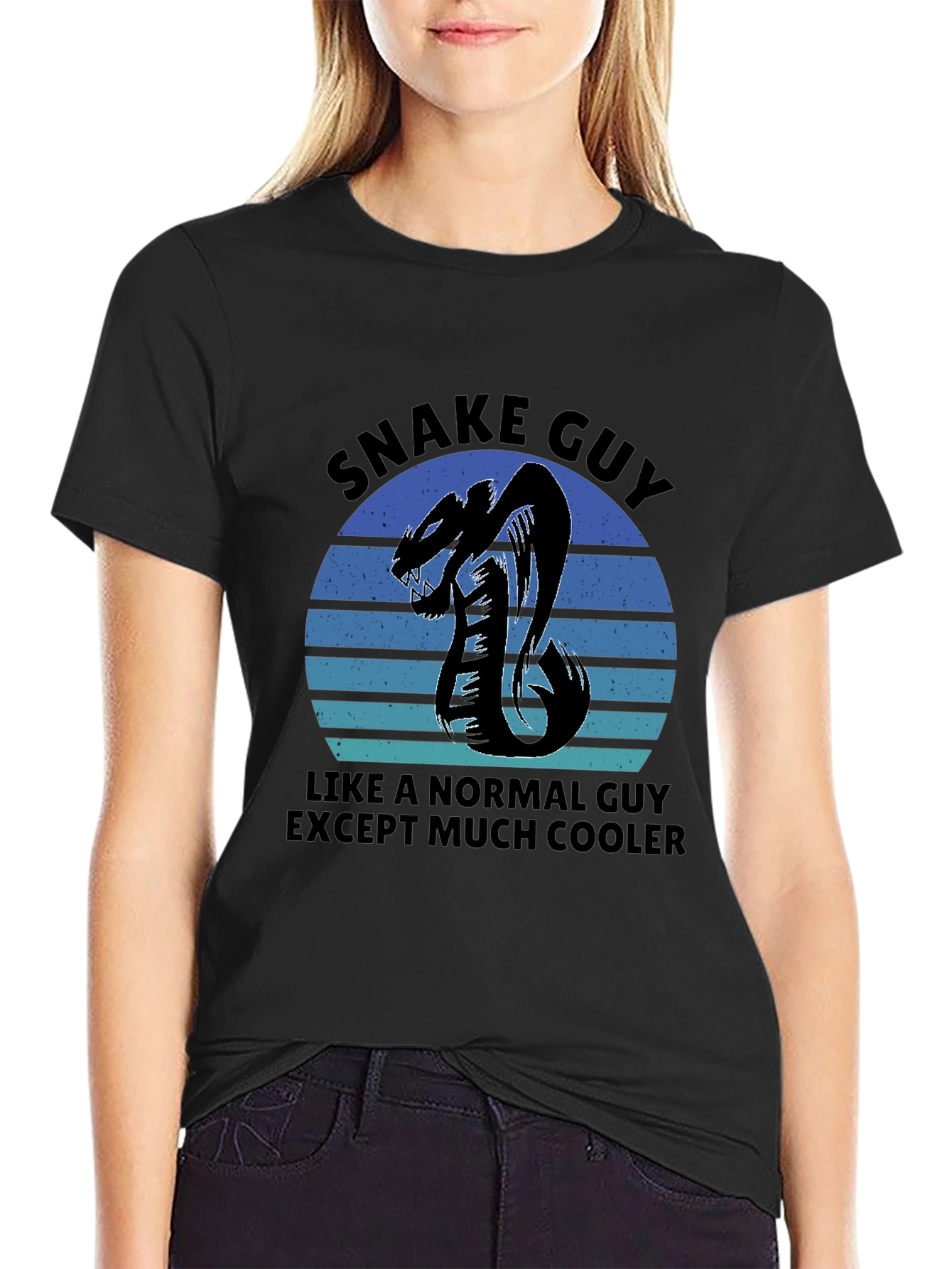 Snake Guy Graphic T-Shirt - Cool & Unique Design