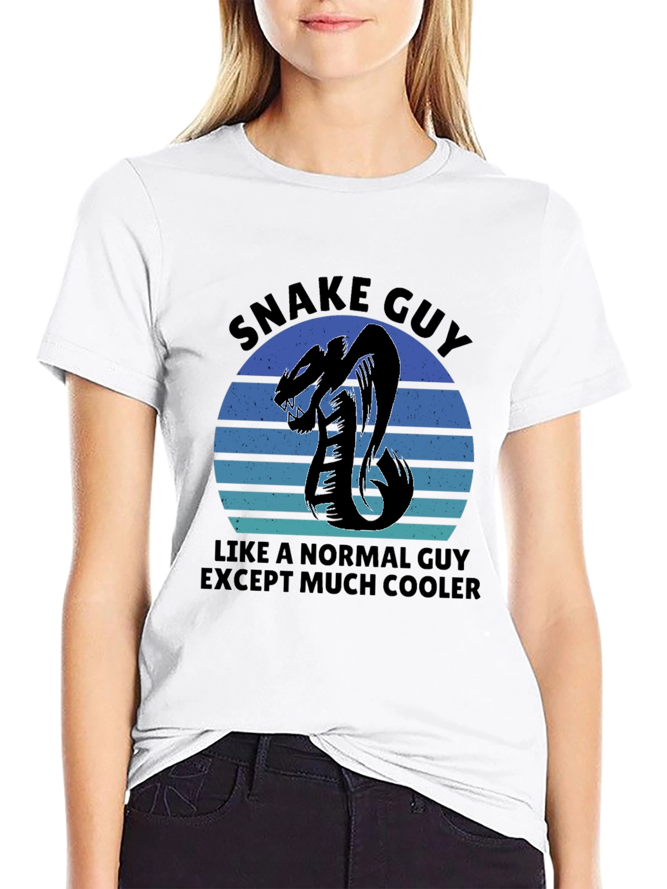 Snake Guy Graphic T-Shirt - Cool & Unique Design