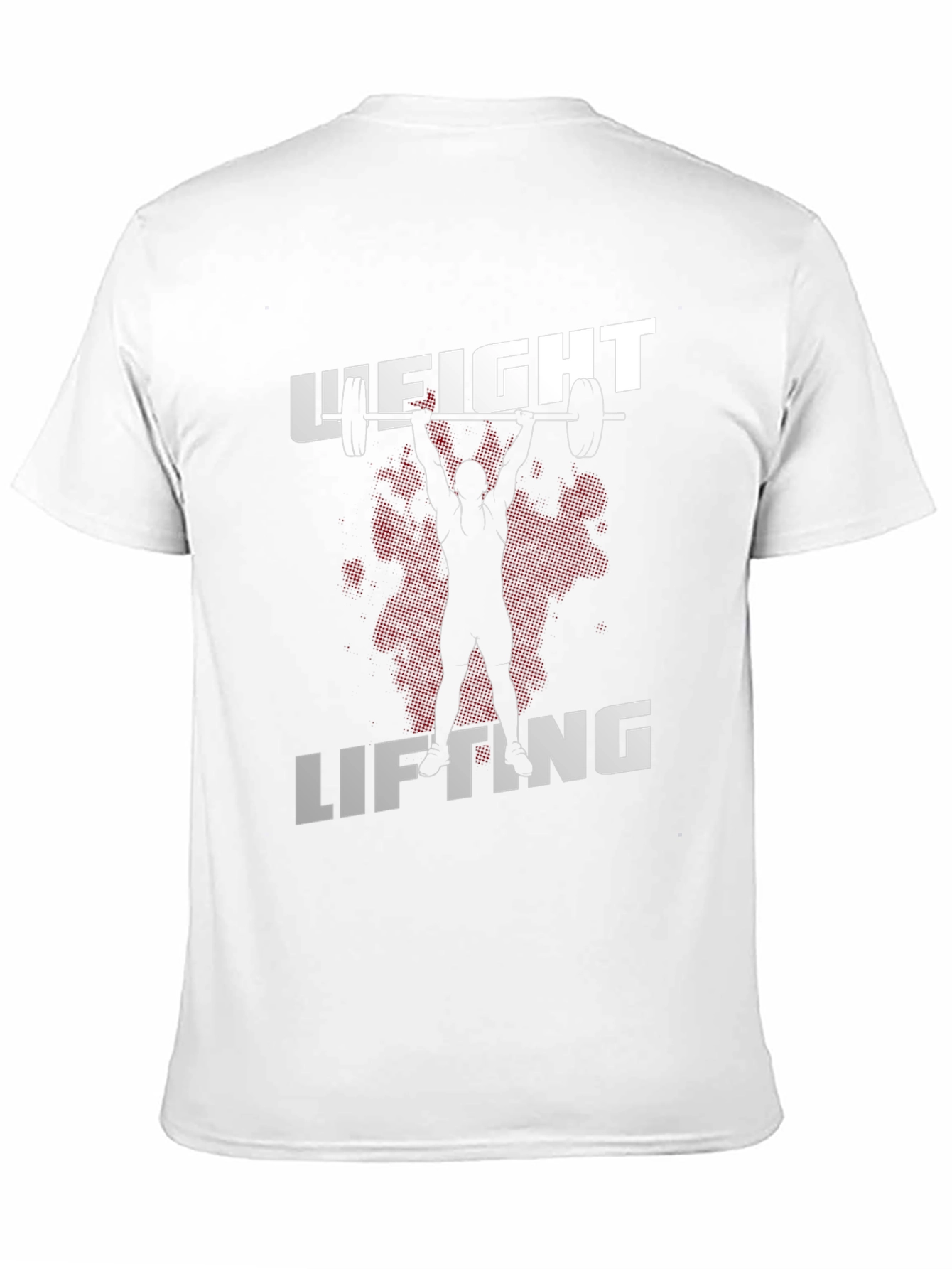 Weight Lifting Graphic Tee - Black Cotton T-Shirt
