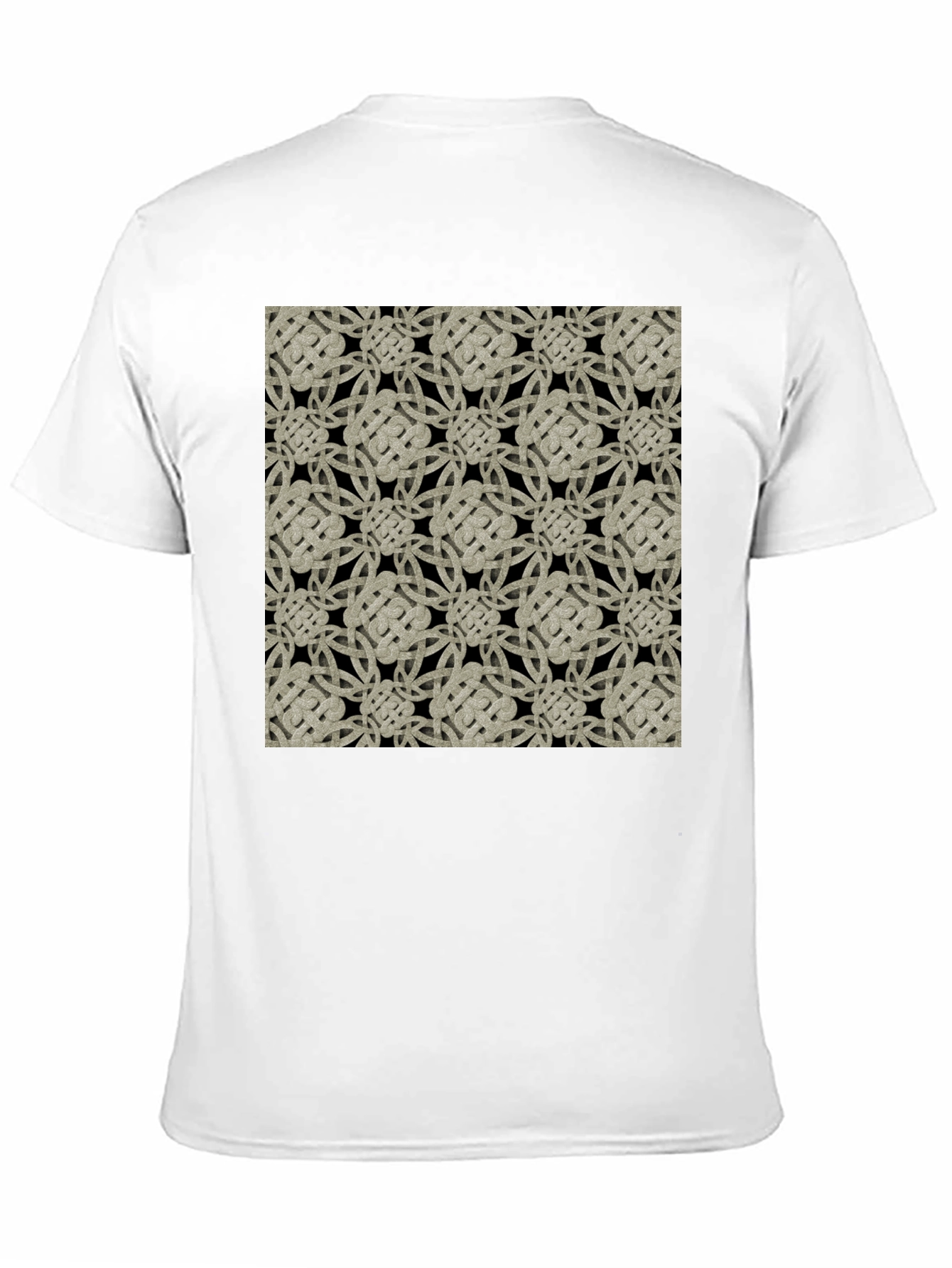 Celtic Knot Pattern Black T-Shirt