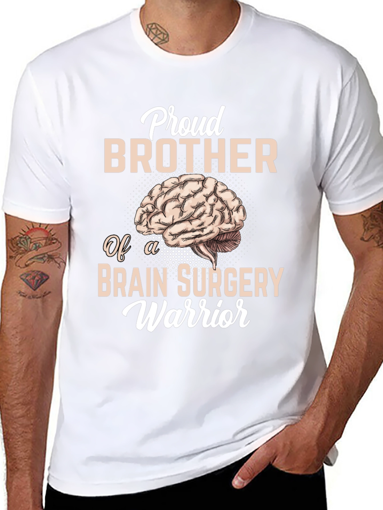 Proud Brother Brain Surgery Warrior T-Shirt