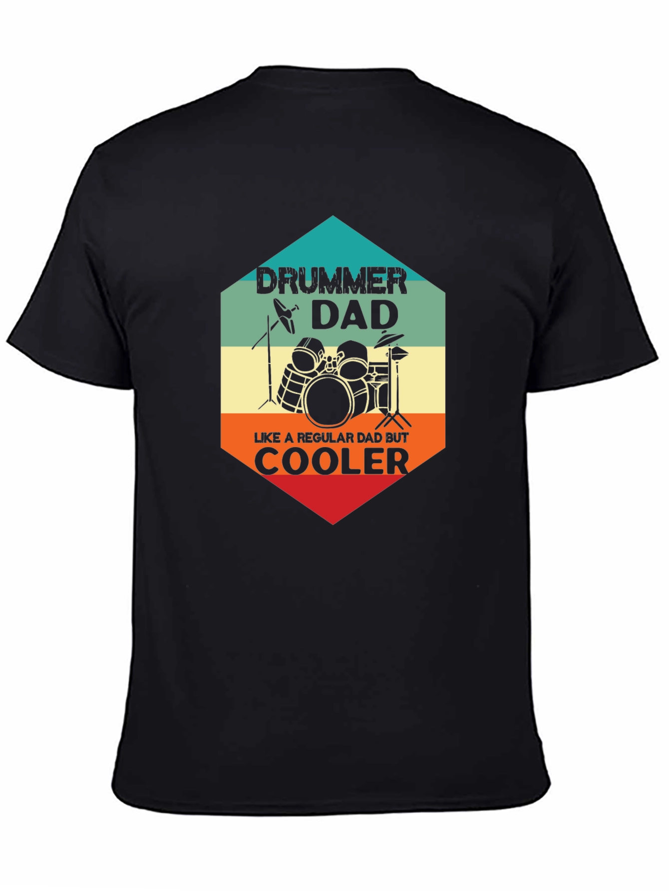 Drummer Dad T-Shirt - Regular Dad But Cooler