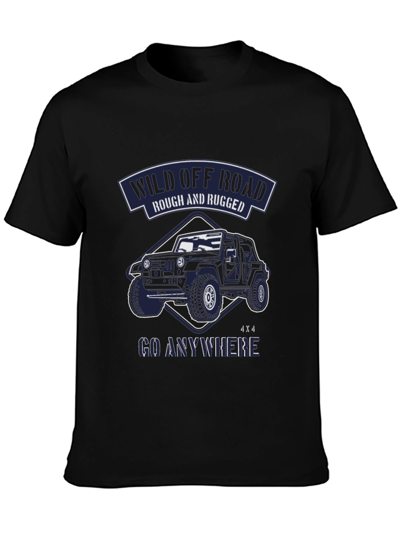 Wild Off Road T-Shirt 4x4 Go Anywhere