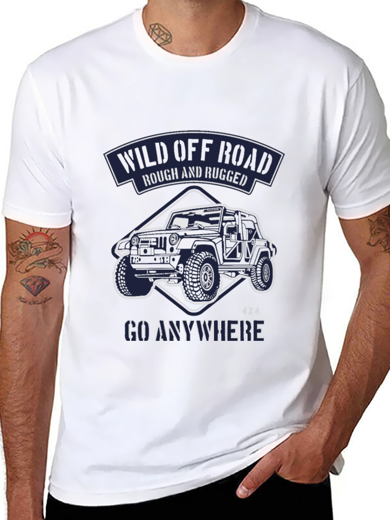 Wild Off Road T-Shirt 4x4 Go Anywhere