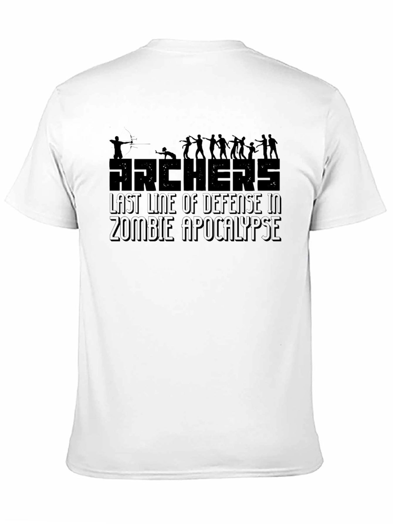Archers Zombie Apocalypse Defense Graphic Tee