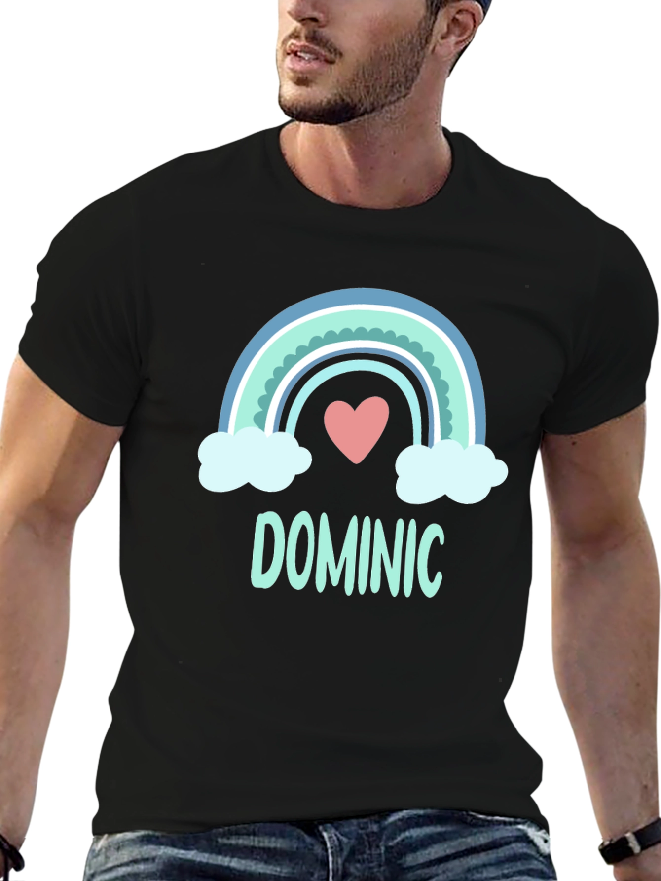 Dominic Rainbow Personalized T-Shirt