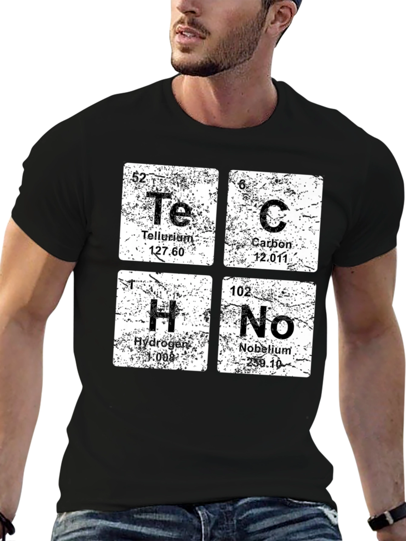 Science Periodic Table Techno T-Shirt