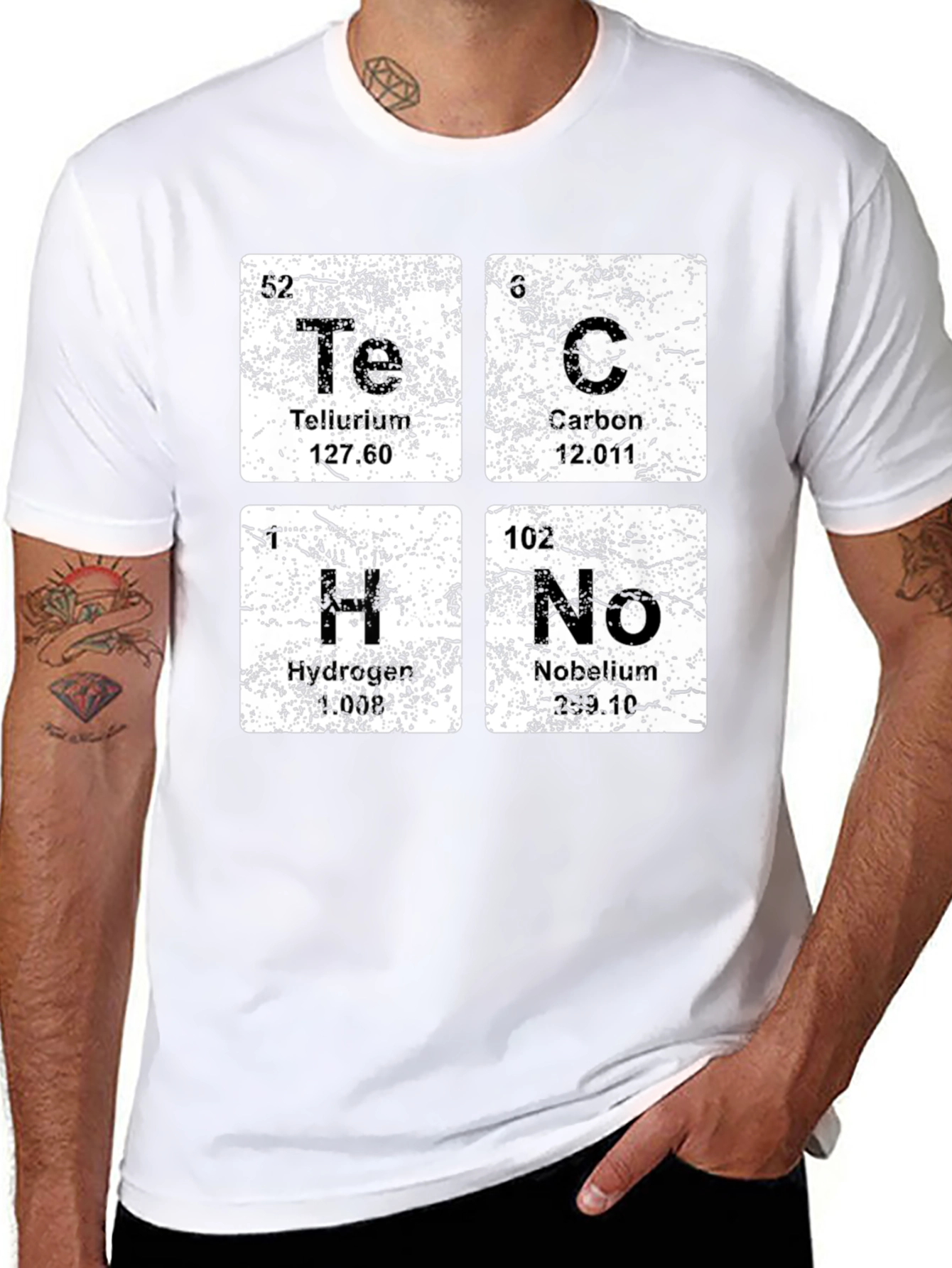 Science Periodic Table Techno T-Shirt