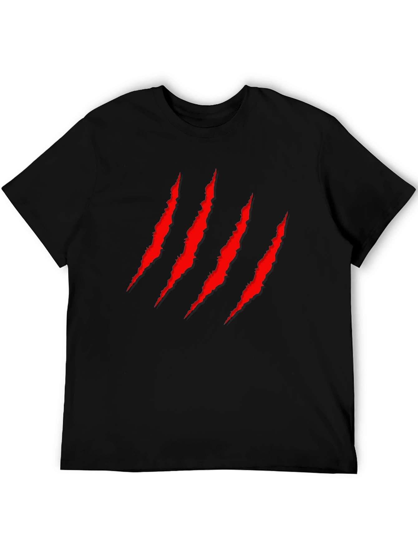 Claw Mark Graphic Tee - Black