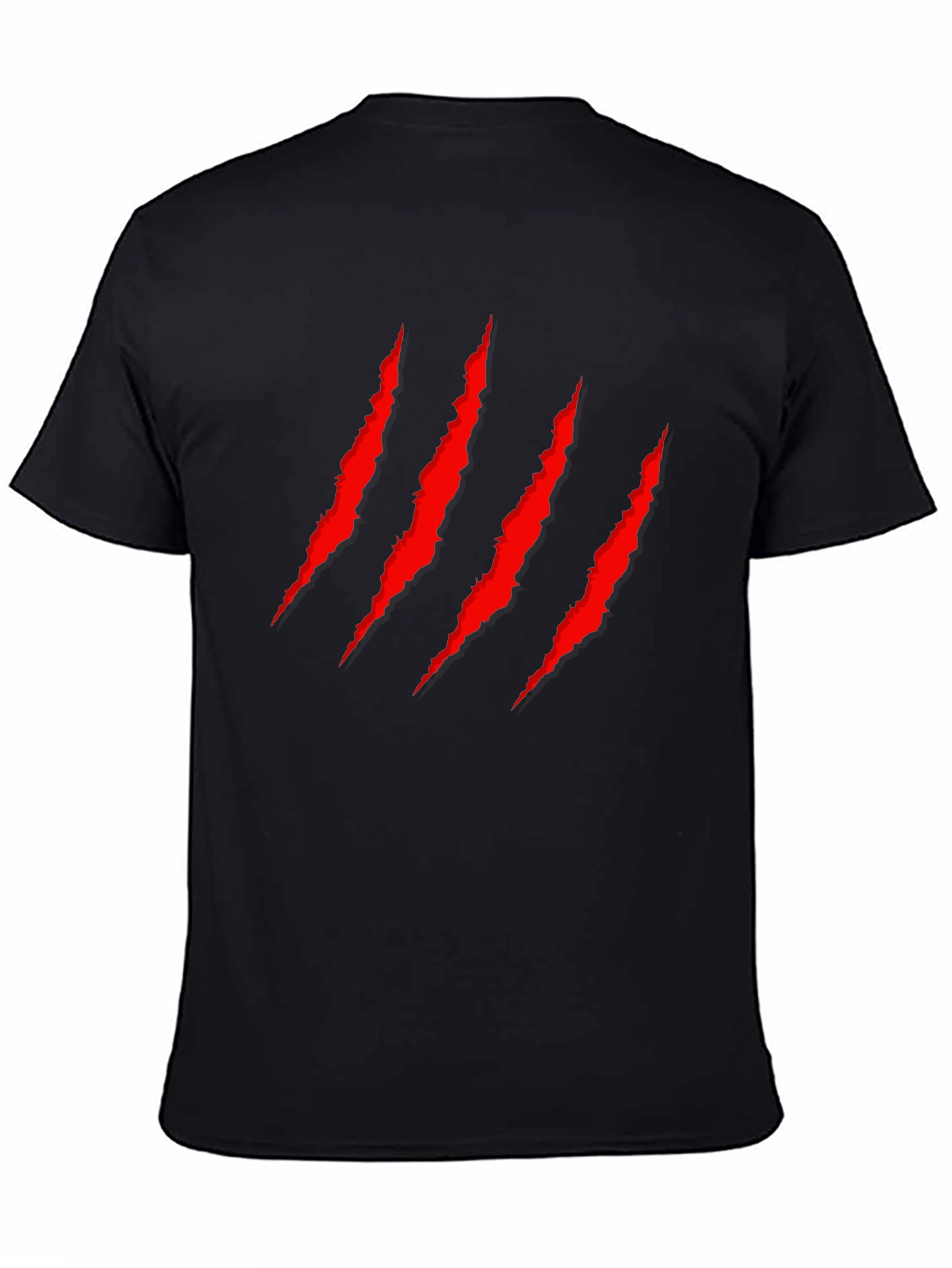 Claw Mark Graphic Tee - Black