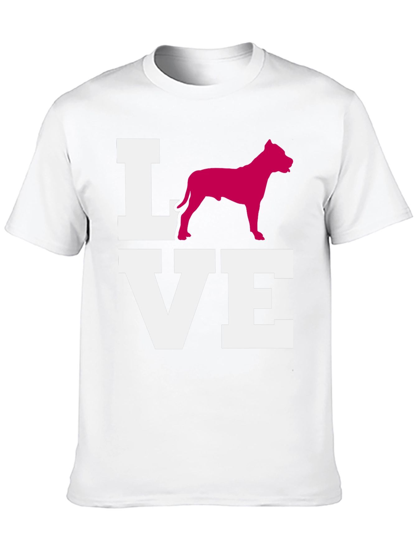 Pitbull Love Graphic Tee - Black Cotton Blend Shirt