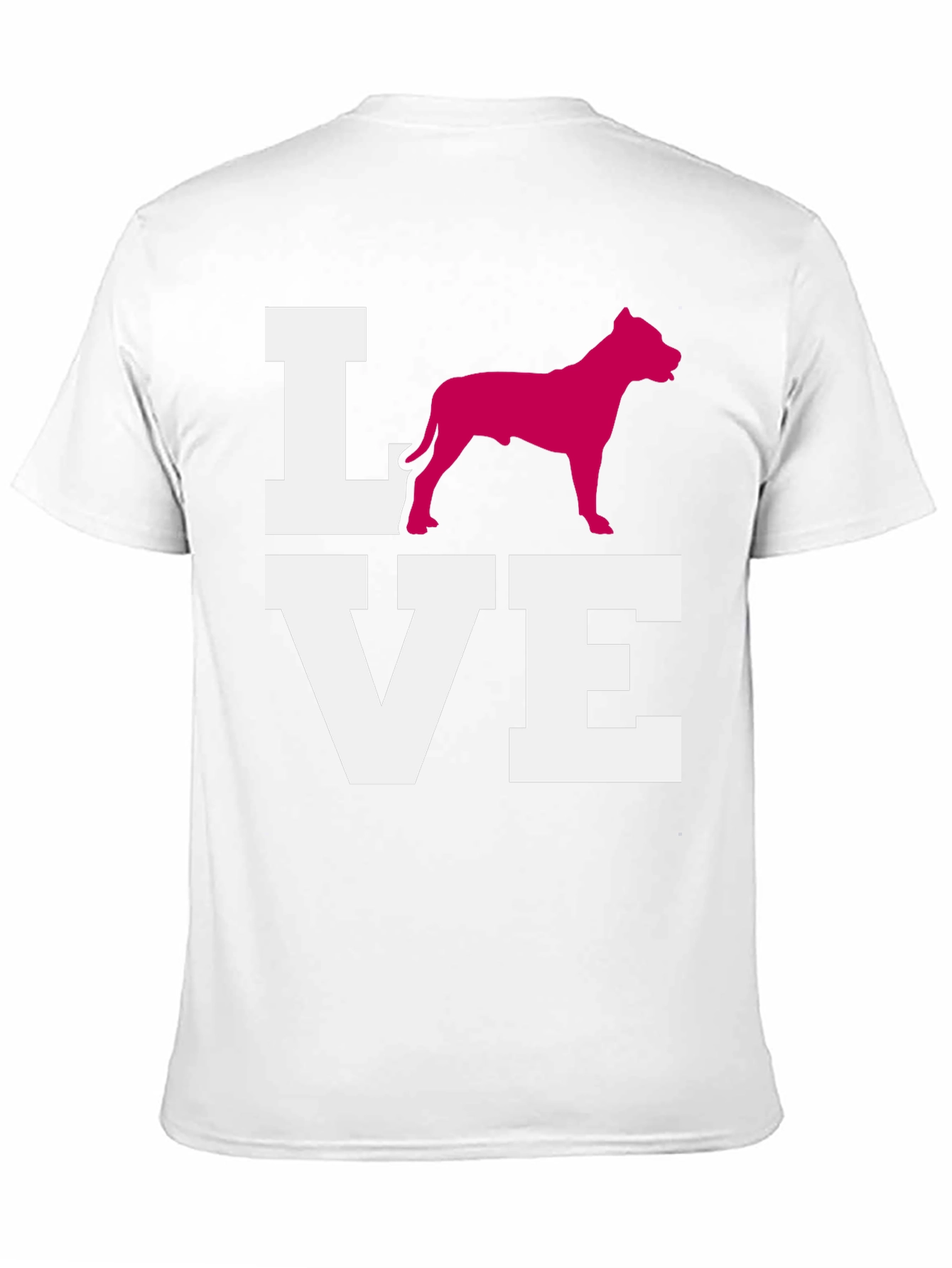 Pitbull Love Graphic Tee - Black Cotton Blend Shirt