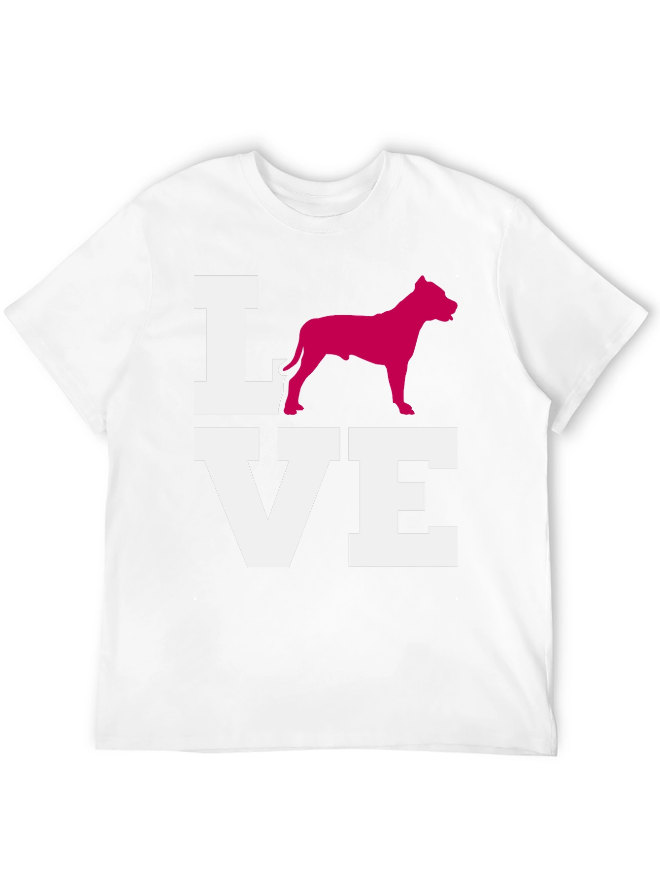 Pitbull Love Graphic Tee - Black Cotton Blend Shirt