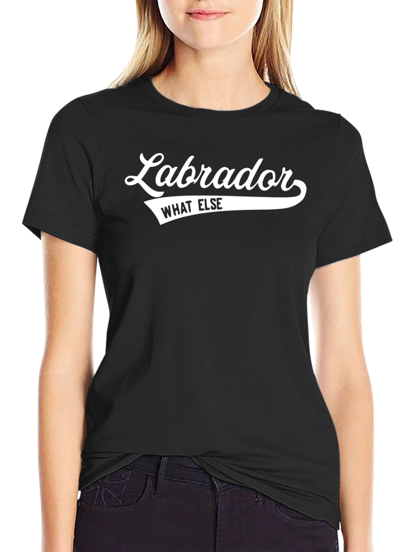 Labrador What Else Black Graphic Tee
