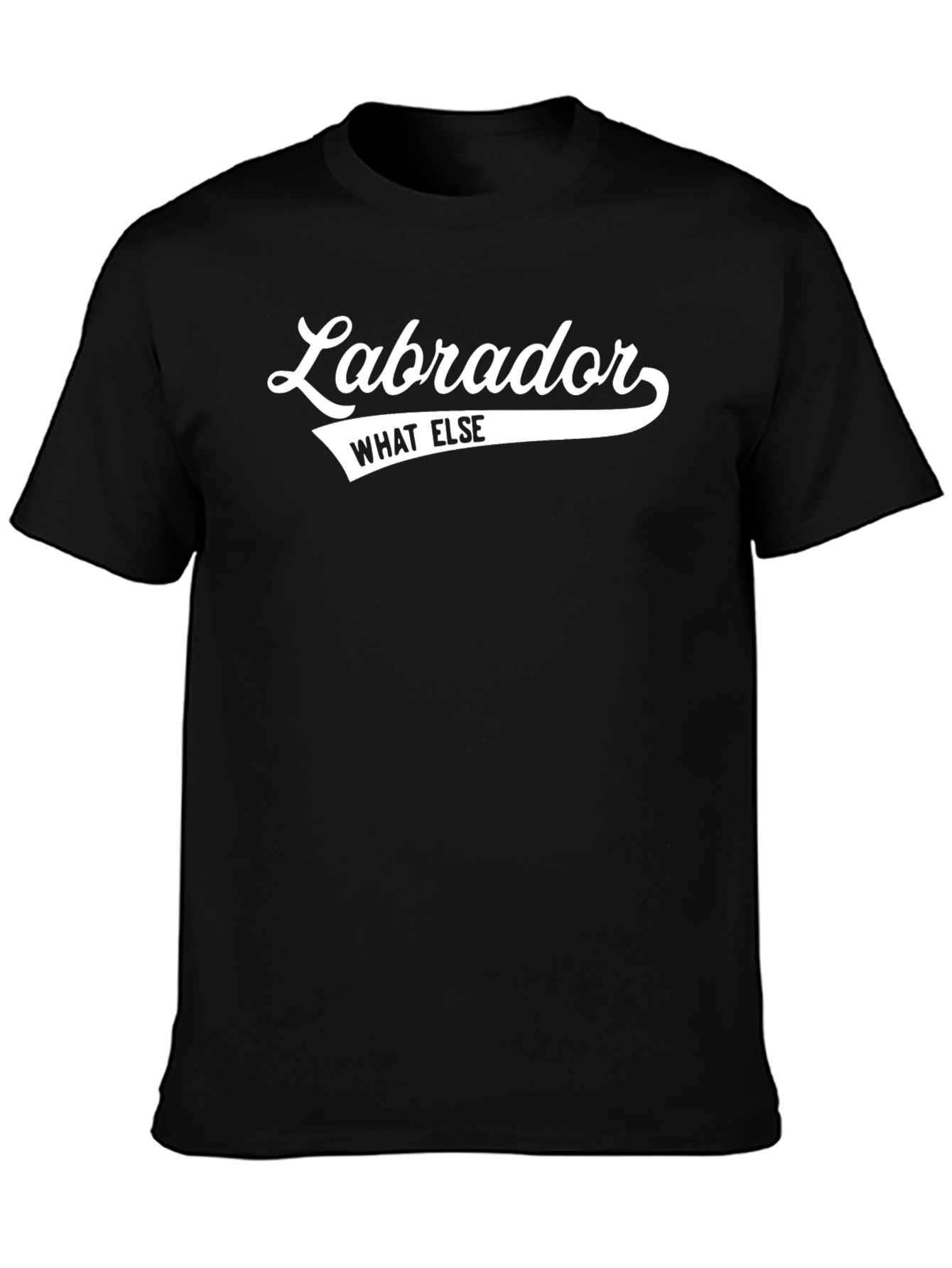 Labrador What Else Black Graphic Tee