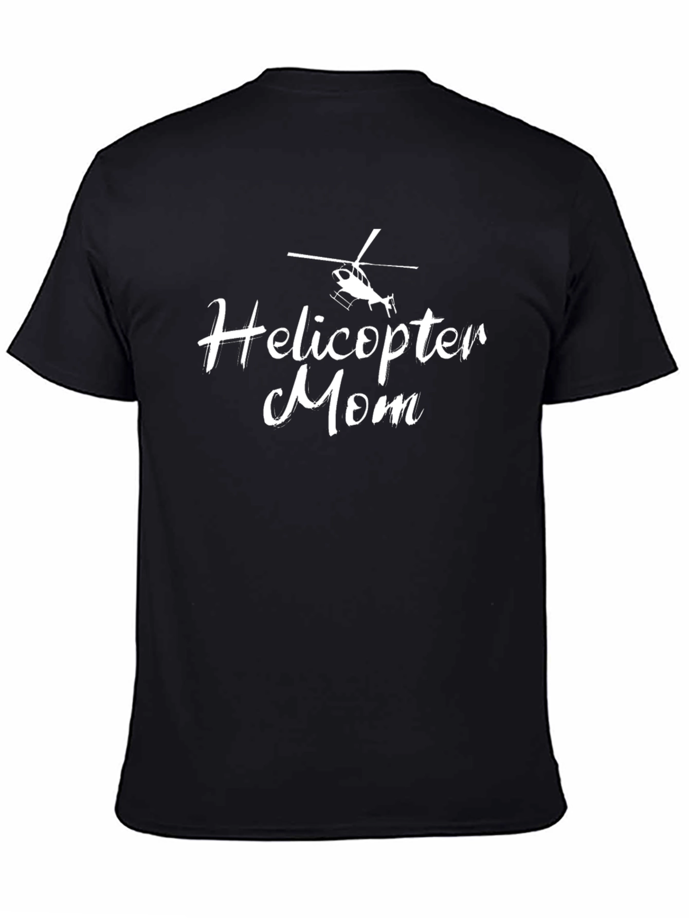 Helicopter Mom Graphic Tee - Black