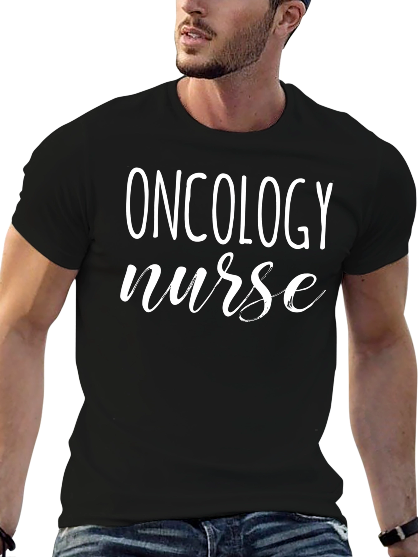 Oncology Nurse T-Shirt - Black Unisex