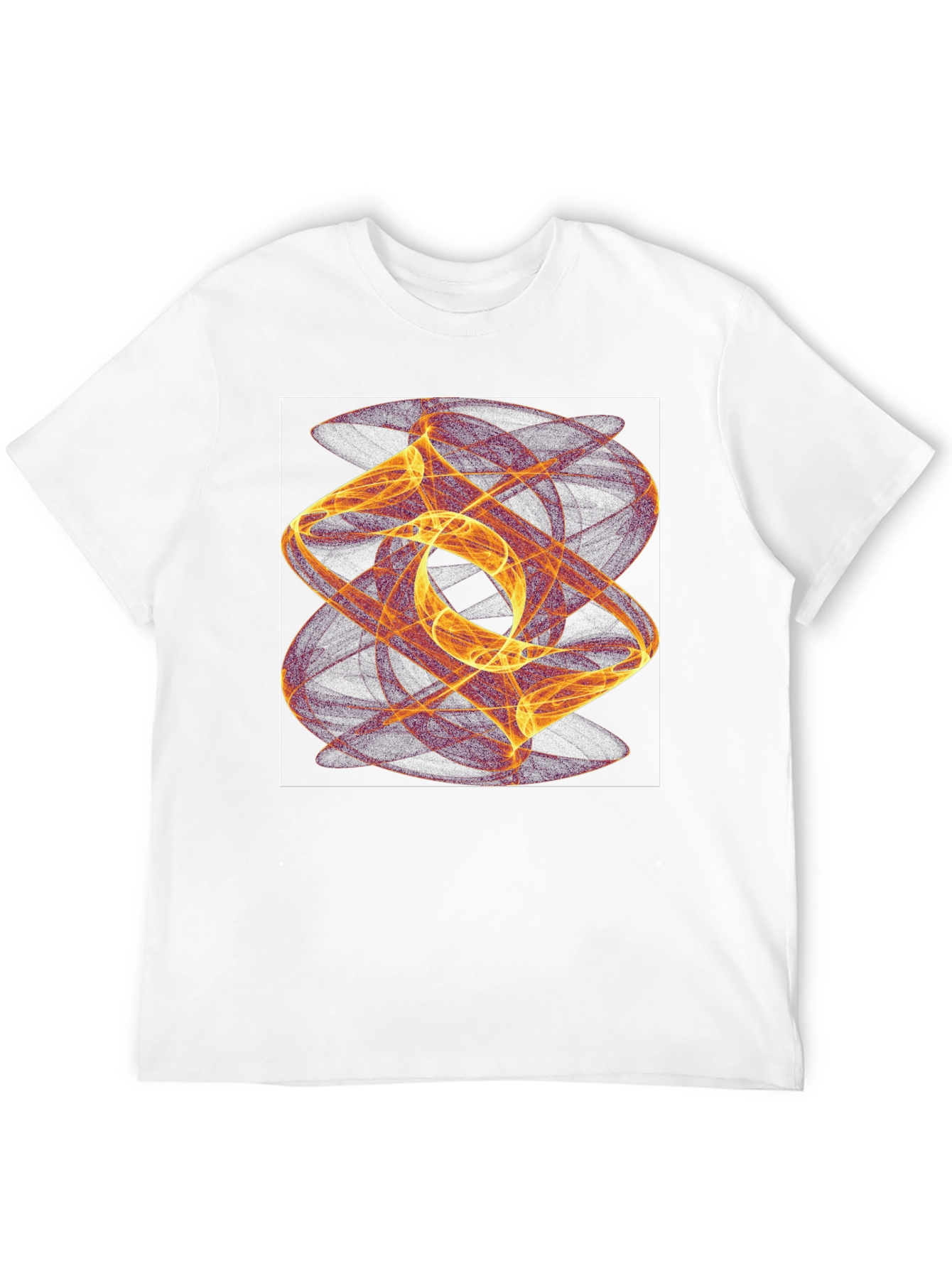 Abstract Swirl Graphic Tee - Modern Art Shirt