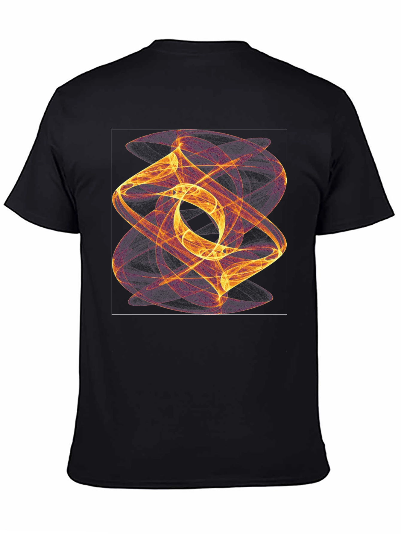 Abstract Swirl Graphic Tee - Modern Art Shirt