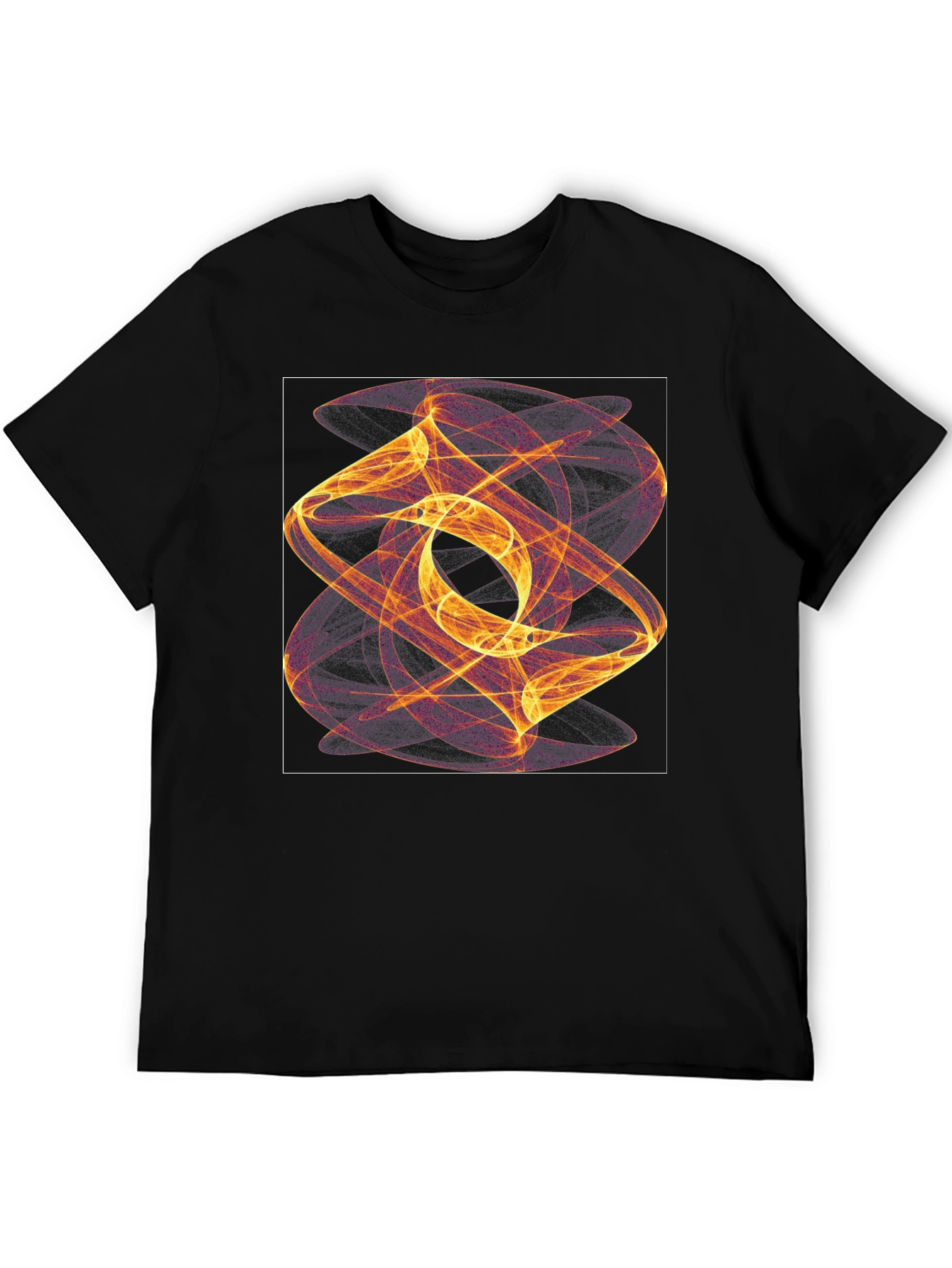 Abstract Swirl Graphic Tee - Modern Art Shirt