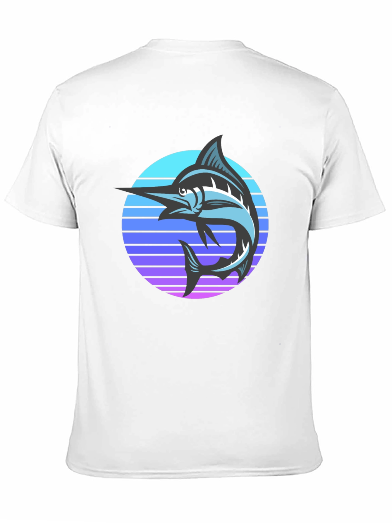 Retro Marlin T-Shirt - Black