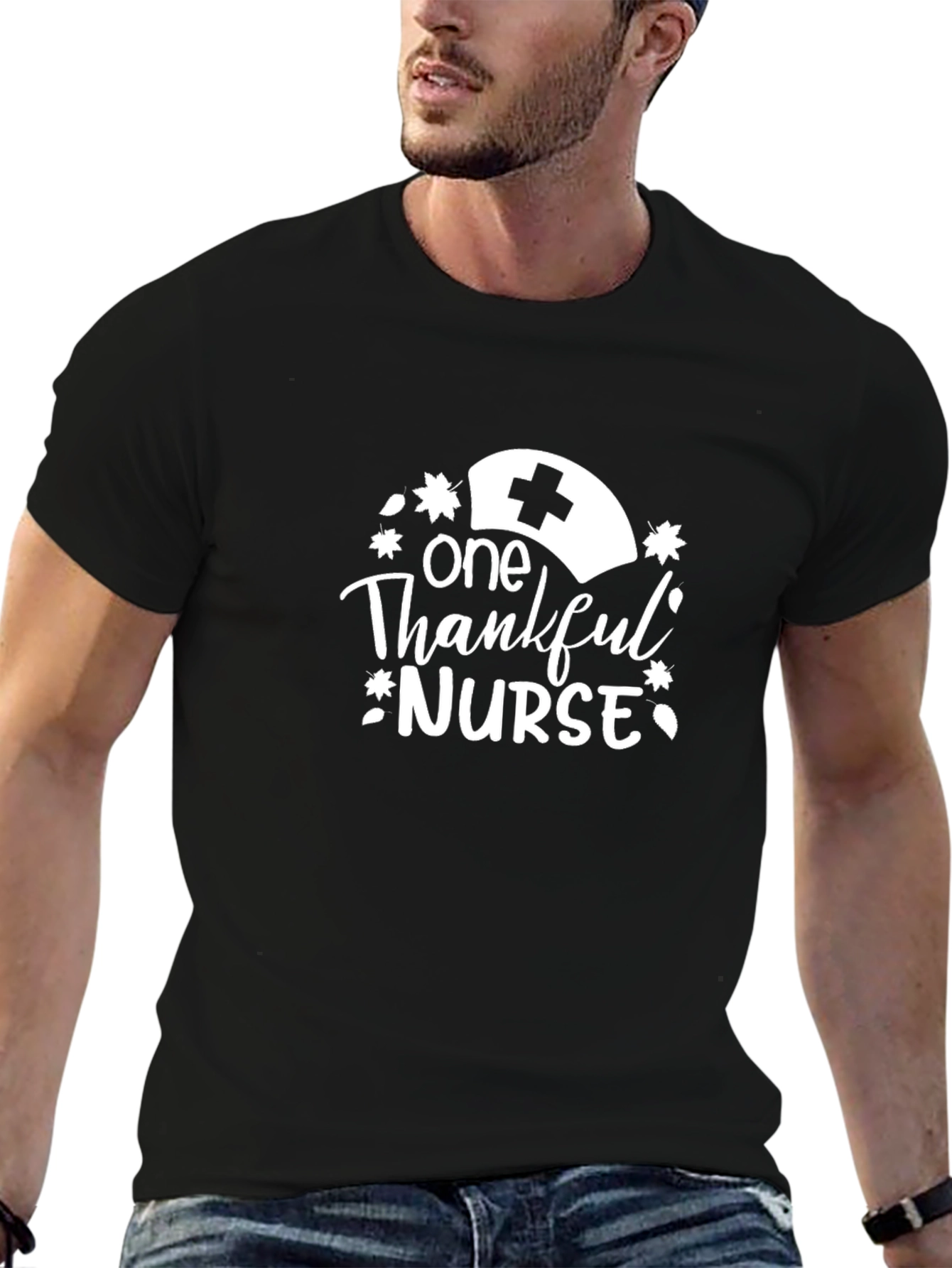 Thankful Nurse Graphic T-Shirt