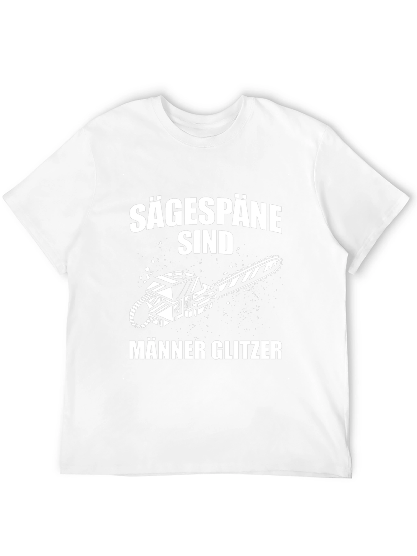 Sawdust is Mens Glitter T-Shirt