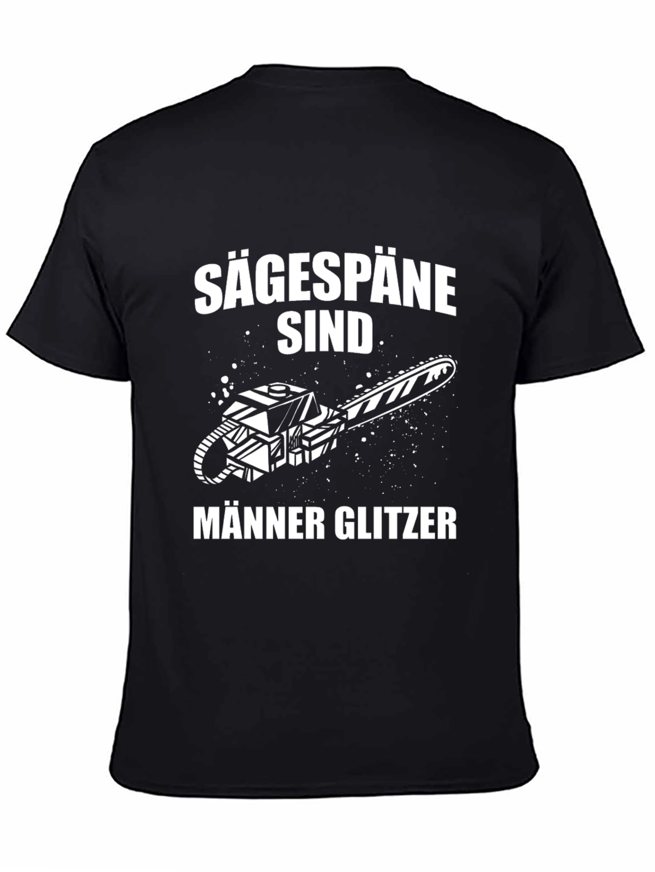 Sawdust is Mens Glitter T-Shirt