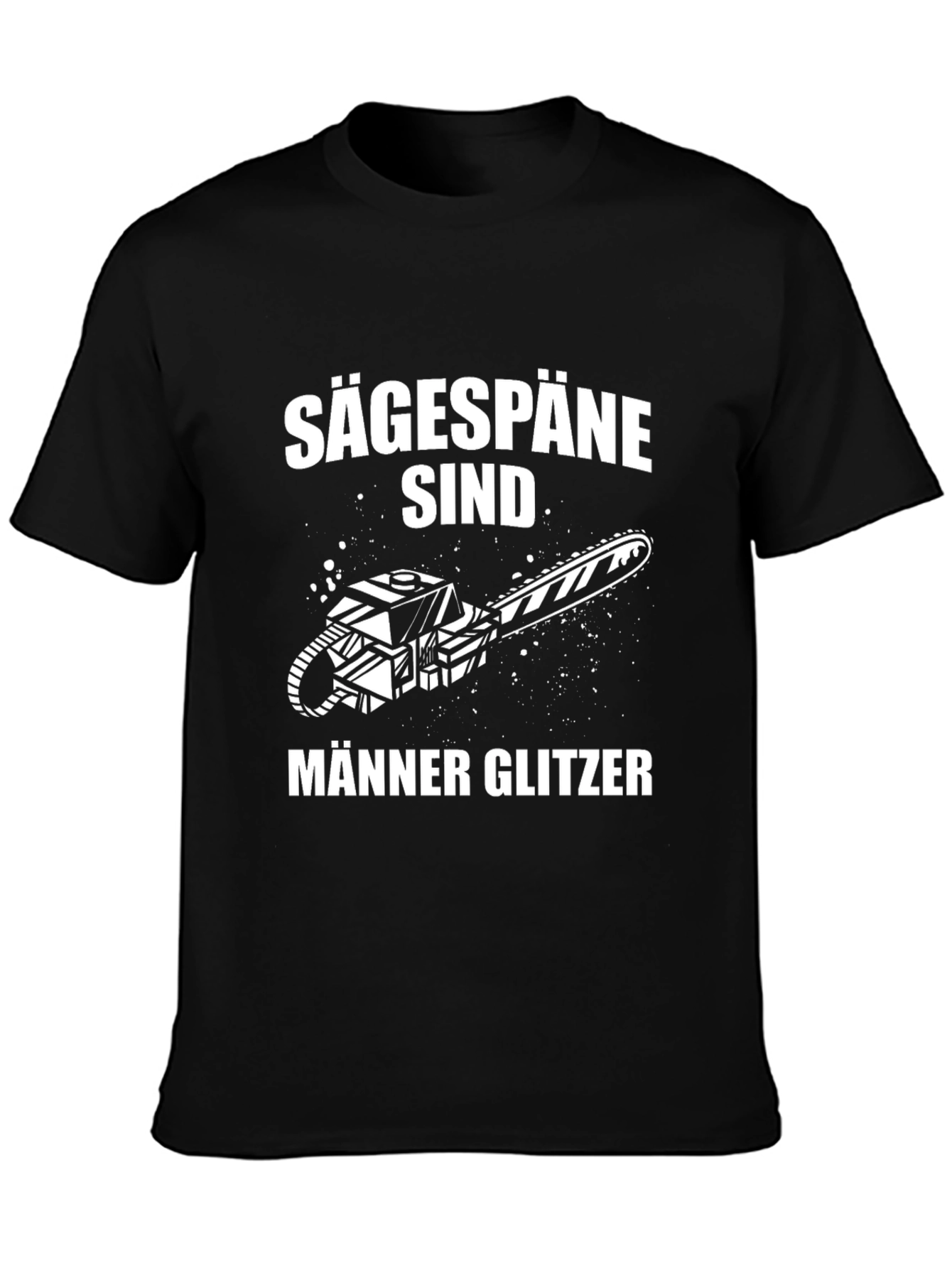 Sawdust is Mens Glitter T-Shirt