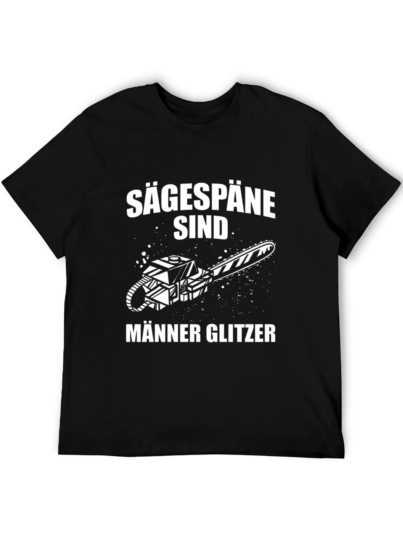 Sawdust is Mens Glitter T-Shirt